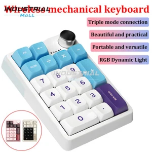 Wireless Numeric Keypad with 2.4G wireless connection USB Bluetooth Keyboard AU - Picture 1 of 25