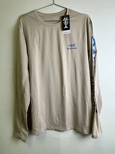 BASSDASH Fishing Shirt  Long Sleeve, UV Sun Protection UPF Men’s Size L *NEW* - Picture 1 of 3