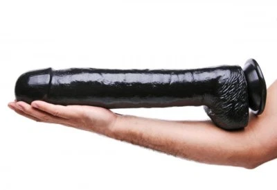 Master Cock 黑色驱逐舰 巨大 16.5 英寸 Dildo Big Black Penis — 第 1/4 张图片