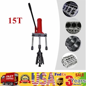 15T Hydraulic Cylinder Liner Puller Sleeve Puller Remover Fit 80mm-140mm Engine - Foto 1 di 19