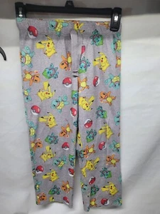 Pokemon Pajama Pants Gray Small - Picture 1 of 10