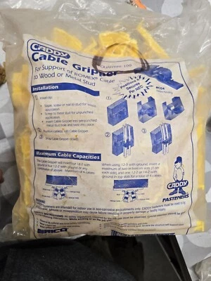 Caddy CG4 желтый кабель захват (лот из 100) ** Бесплатная доставка ** - Изображение 1 из 4