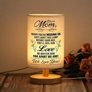 Mothers Day Birthday Gifts for Mom from Daughter Son-Table Lamp Mom Gifts from D - Picture 1 of 36