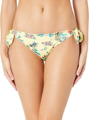 Pantalón hipster Hobie 236638 para mujer con corbata lateral parte inferior de bikini limonada talla grande Foto 1 de 2