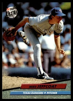 1992 Fleer Ultra #134 Mike Jeffcoat Texas Rangers - Image 1 of 2