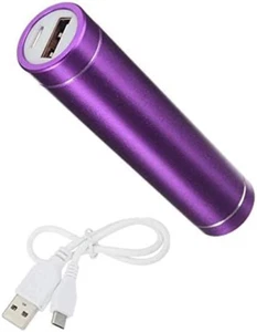 Caricabatterie Esterno per Oneplus 7 Universale Power Bank 2600 Mah Con Cavo Usb - Foto 1 di 12