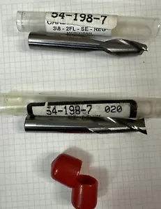 Hecho en EE. UU. 🇺🇸 MICROGRANO 3/8" 2FL-SE-REG FRESAS DE EXTREMO DE CARBURO - Imagen 1 de 3