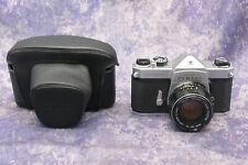 Pentax Spotmatic M42 Body w/ 55mm f1.8 Lens Working Meter & Shutter With Case