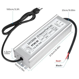 LED Driver 300W 24V Power Supply, IP67 Waterproof Low Voltage Transformer, AC 11 - Picture 1 of 3