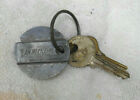 Vintage Old Team Mechanix Spark Plug Gap Tool Gapper Gauge Key Ring Fob + Keys 