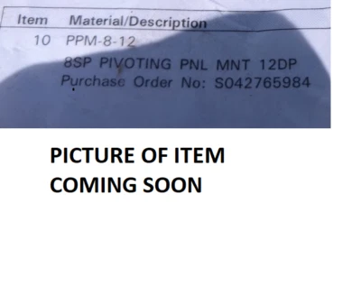 Nuevo de Lote Antiguo Middle Atlantic PPM-8-12 Pivotante 8 Espacios Bisagras Inclinables Datos Montaje en Rack Foto 1 de 2