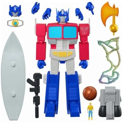 Transformers Ultimates Optimus Prime Original G1 Cartoon Wave 1 Figure Super7 - Image 1 of 4