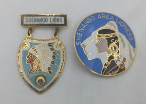 Lions Club International Shenango Dist 14-N 2 Pins - Picture 1 of 3