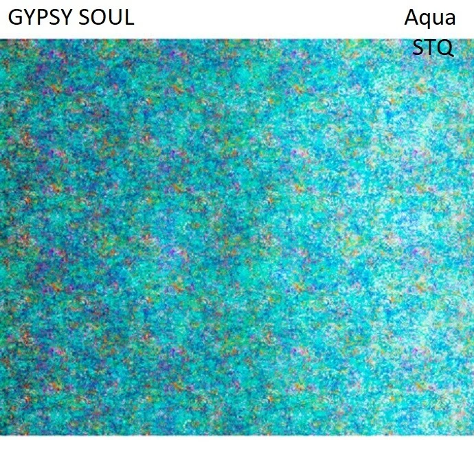 GYPSY SOUL por Dan Morris Aqua algodón edredón tela acolchado tesoros Q Foto 1 de 4