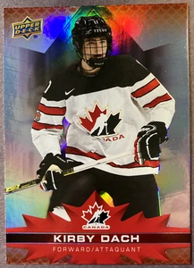 2021-22 UD Tim Hortons Team Canada #51 Kirby Dach Montreal Canadiens - Picture 1 of 1