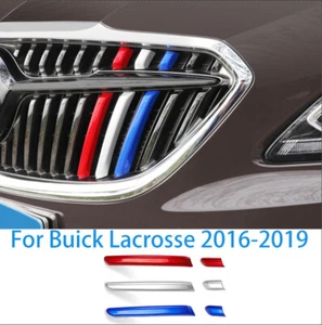 Ajuste para Buick Lacrosse 2016-2019 3 colores parrilla delantera rejilla anillo cubierta recorte 6 piezas - Imagen 1 de 7