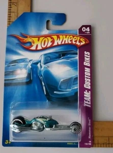 2008 HOT WHEELS HAMMER SLED CUSTOM BIKES MATTEL MOTORCYCLE ULTRA LOW CHOPPER 04 - Picture 1 of 7