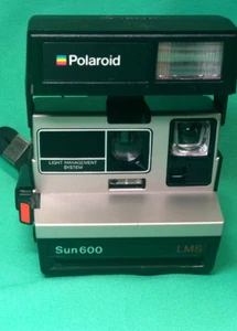 Vintage Polaroid Sun 600 LMS Instant Film Camera with Strap Flash Works - Picture 1 of 7