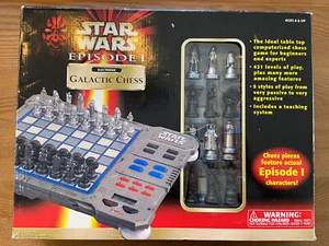 1999 Star Wars Episode 1 Electronic Galactic Chess Board Game Vintage - Working - Picture 1 of 5