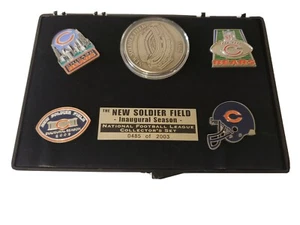 New Soldier Field 2003 Inaugural Season Chicago Bears Collector's Set NFL - Bild 1 von 9