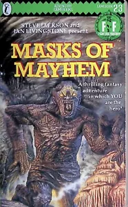 Fighting Fantasy 23 - Masks of Mayhem - 1./1. Edition - B/B/B - Picture 1 of 9
