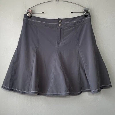 Falda corta Title Nine Nimblene talla 8 gris acampanada patinadora tenis golf deportiva Foto 1 de 4