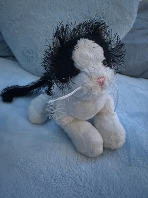 Webkinz GANZ Black And White Cat NO CODE Stuffed Animal Plush Toy HM016 - Image 1 of 4