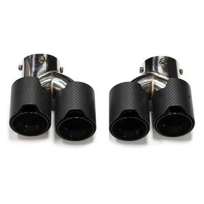 PUNTAS DE ESCAPE M PERFORMANCE QUAD BMW M240I M340I M440I BMW PARA ESCAPE STOCK Foto 1 de 4