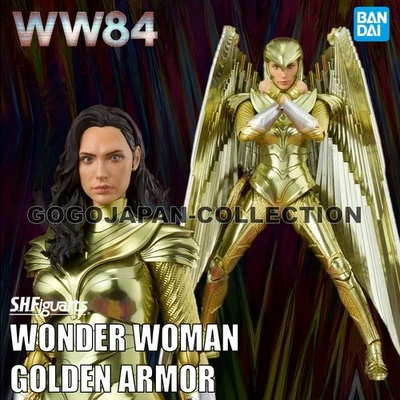BANDAI SPIRITS S.H.Figuarts WONDER WOMAN GOLDEN ARMOR WW84 FIGURE - Image 1 of 4