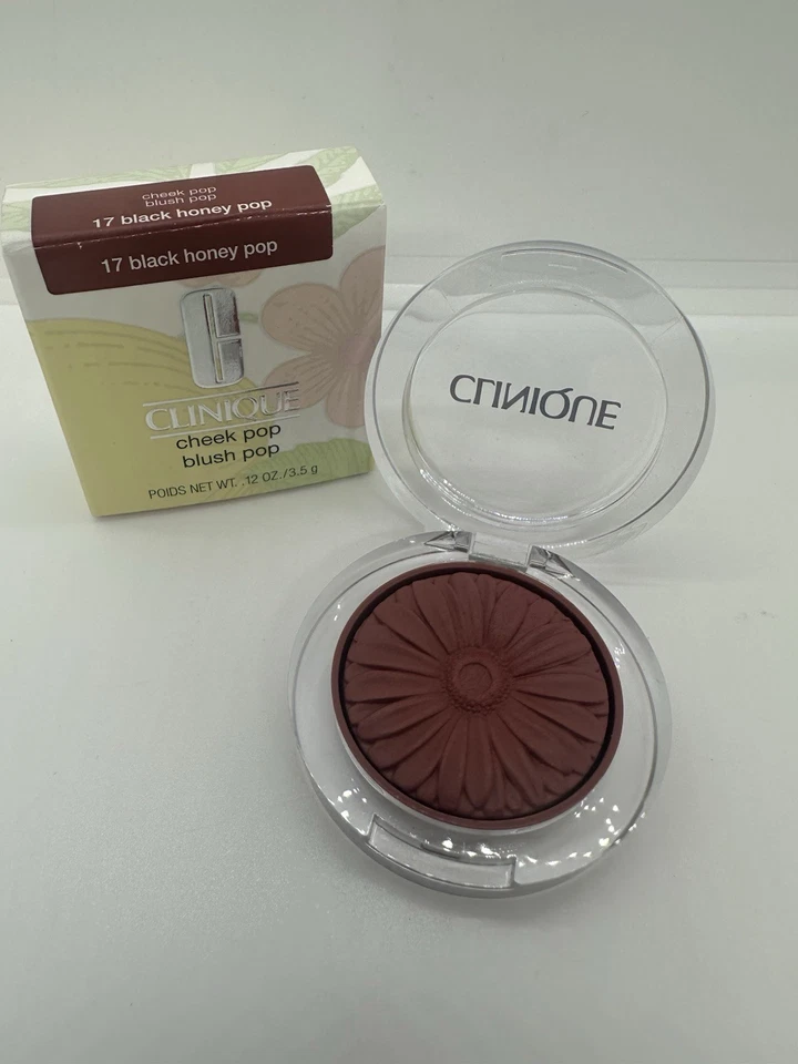 Clinique Cheek Pop in Black Honey Pop - Full Size - NIB Blush  .12oz Compact NEW - Image 1 of 1