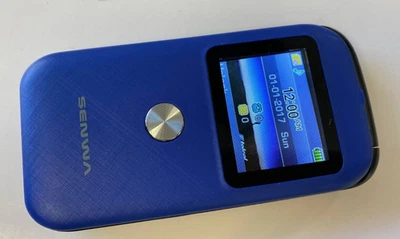 Senwa S319T telcel Mobile Phone UNLOCKED Flip Folding with Viewing Window Blue - Image 1 of 4