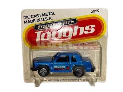 Coche diecast vintage 1982 TOUGHS TootsieToy 2050 Plymouth Reliant K 4" NUEVO leer Foto 1 de 4