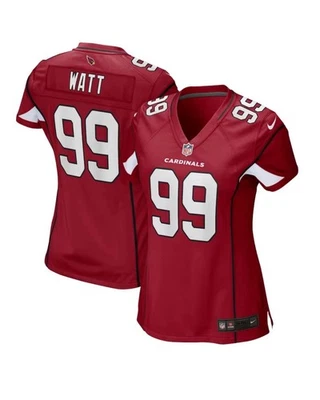 Camiseta Nike Auténtica Arizona Cardinals J.J. Watt #99 NFL Roja Para Mujer Talla: Grande Foto 1 de 4