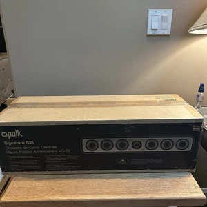 Polk AM9535-A Altoparlante centrale sottile per home theater - Noce nero - Foto 1 di 3