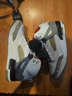 Talla 11 - Air Jordan Spizike Blanco Cemento Sin Caja Foto 1 de 4