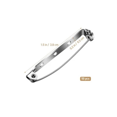 Boutonniere Pin Safety Catch Back Brooch Bar Pins Jewelry Accessory - Image 1 of 4