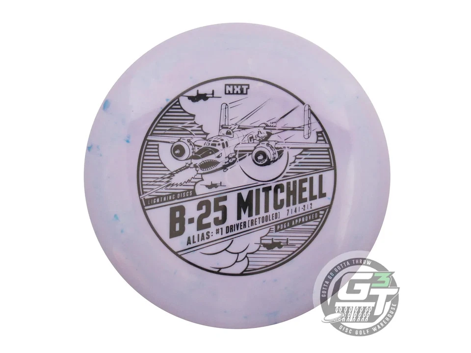 NEW Lightning X-OUT NXT B-25 [RETOOL] #1 Driver 176g Lilac Fairway Golf Disc - Image 1 of 1