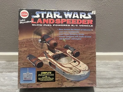 Star Wars Luke Skywalker Landspeeder Glow Fuel Powered R/C Vehicle Cox - Image 1 of 4