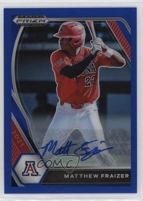 2021 Panini Prizm Draft Picks Blue Prizm Auto /99 Matthew Fraizer #PDP220 Auto - Image 1 of 2