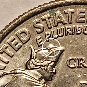 ERROR - 2021-P WASHINGTON CROSSING THE DELAWARE QUARTER (LARGE HAT DIE CHIP) - Picture 1 of 6