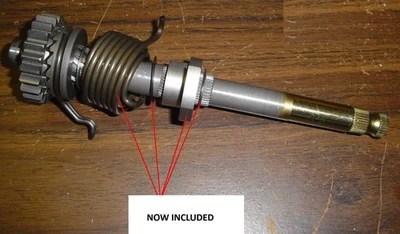 NUEVO CONJUNTO DE EJE DE ARRANQUE DE ALTA RESISTENCIA XR50 CRF50 XR70 Y CRF70 Z50 CT70 200059 Foto 1 de 4