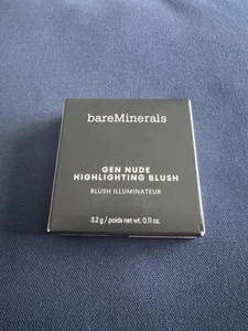 Bare Minerals Gen Nude Highlighting Blush Illuminator Mauve Glow 3.2g - Picture 1 of 4