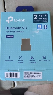 Bluetooth 5.3 Usb Adapter For Pc Windows 8 10 11 Plug And Play Wireless Conne... - Image 1 of 4
