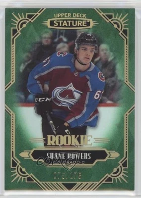2020-21 Upper Deck Stature Rookies Green /175 Shane Bowers #163 Rookie RC - Image 1 of 2