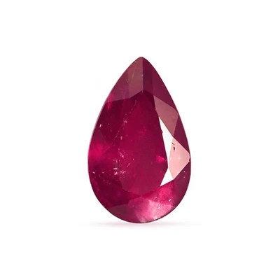 Madagascar Pear Pinkish Red Ruby 1.51CT - Image 1 of 4