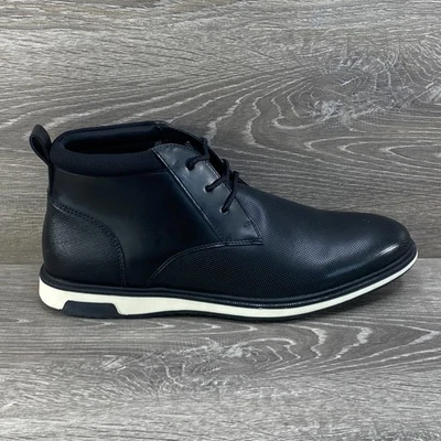 Aldo Mens 10.5 M Black Chukka Dress Rogerio Boot Shoes Lace Up NEW - Image 1 of 4