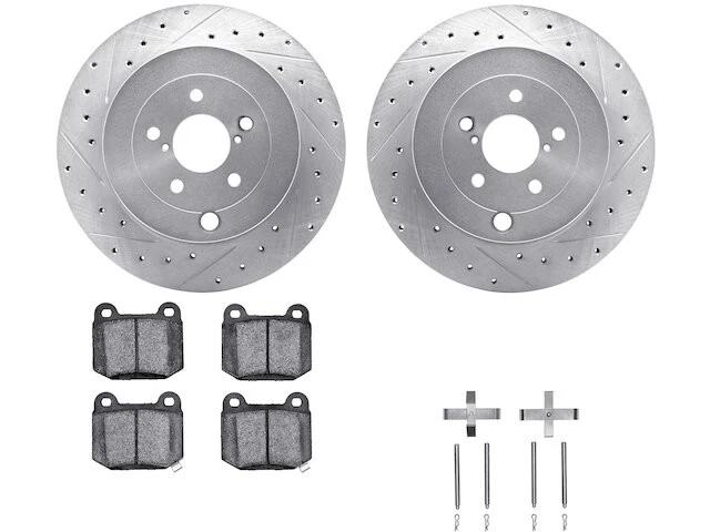 Kit de pastillas de freno trasero y rotor para Toyota 86 TRD 2019 edición especial BT195FH Foto 1 de 1