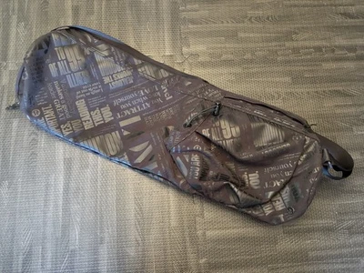 Lululemon Motivational Text Black Yoga Mat Bag With Water Bottle Pocket & Strap - Image 1 of 4