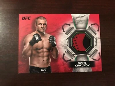 2018 Topps UFC Knockout Knockout Relic #KR-MC - Misha Cirkunov (Memorabilia) - Image 1 of 2