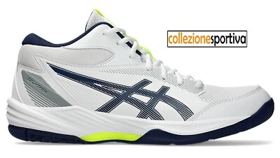 SCARPE VOLLEY ASICS GEL-TASK MT 4 1071A102-100 col. bianco/blu - Immagine 1 di 4